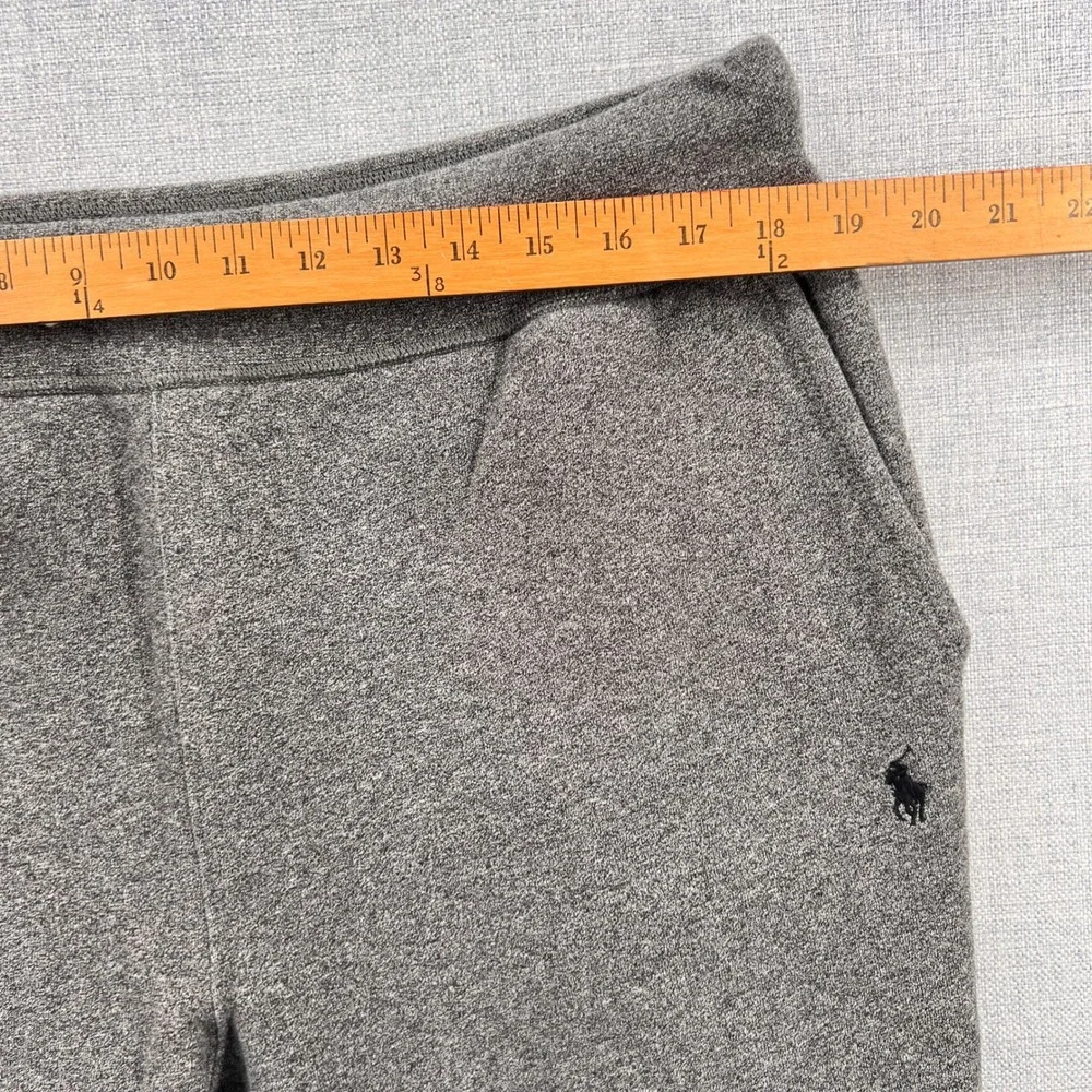Polo Ralph Lauren Fleece Sweatpants Men XL Gray‎ Pony Logo Lounge Drawstring